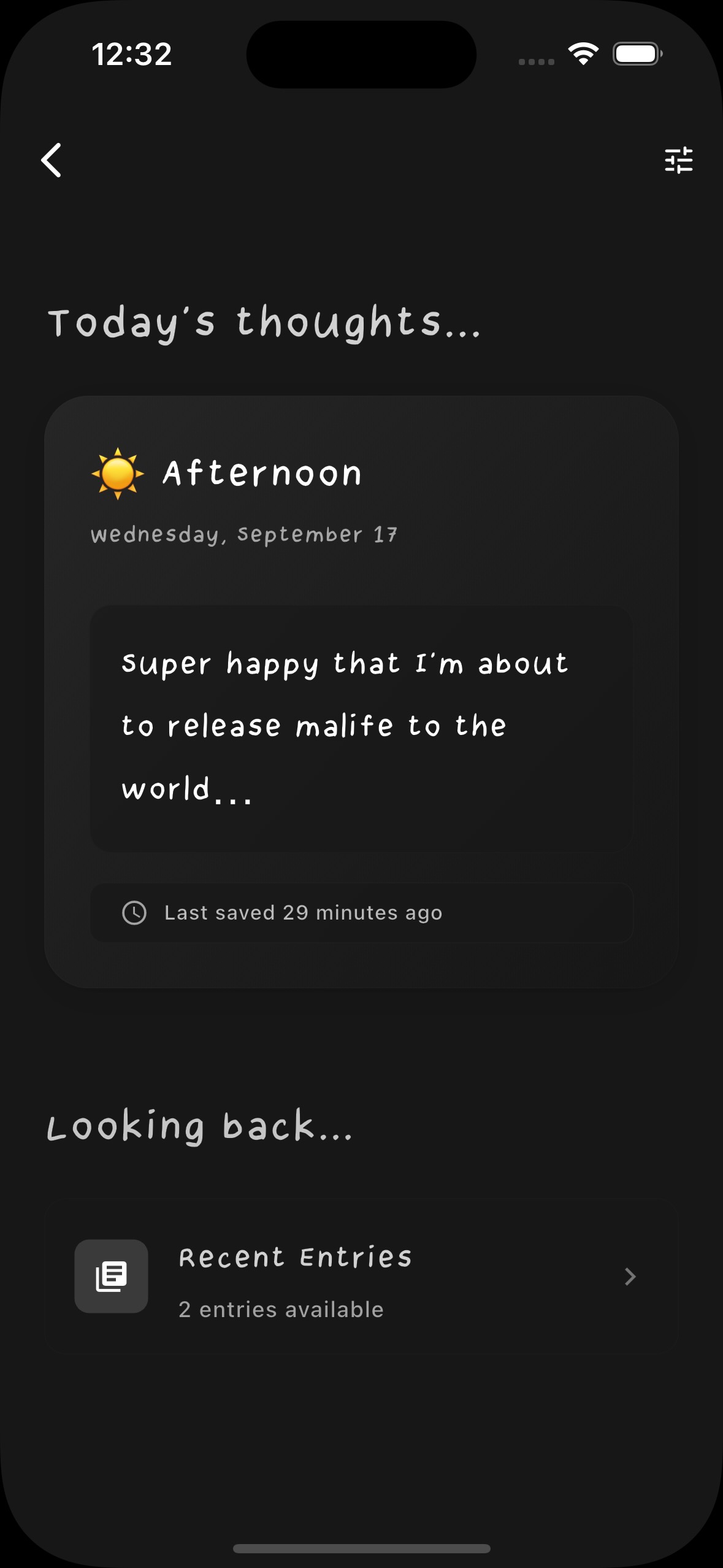 malife app screen 6